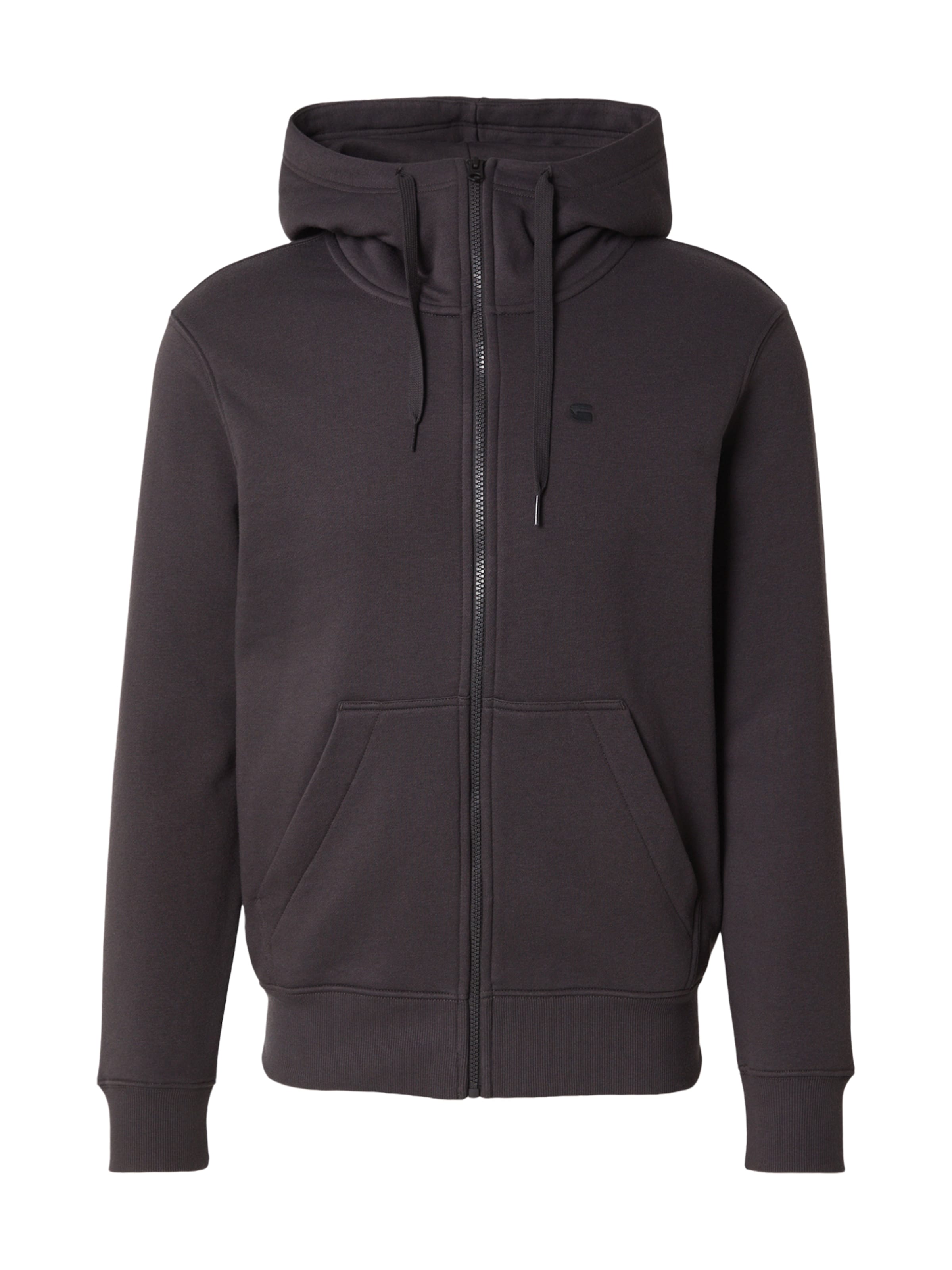 G-STAR Sweatjacke in Grau: Vorderseite