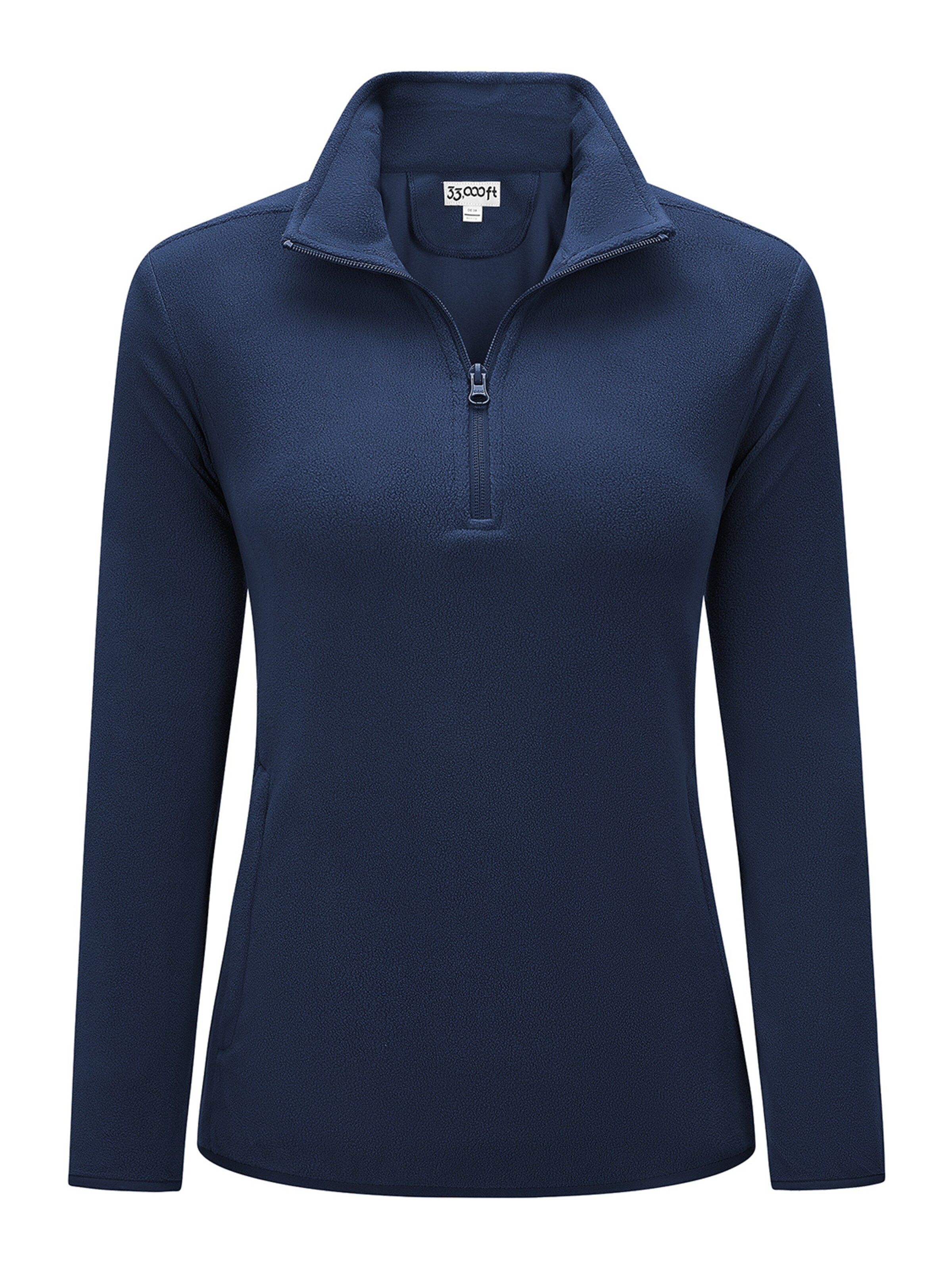 33,000ft Fleecejacke‌‌‌‌‌‌‌‌‌‌ in Blau: Vorderseite