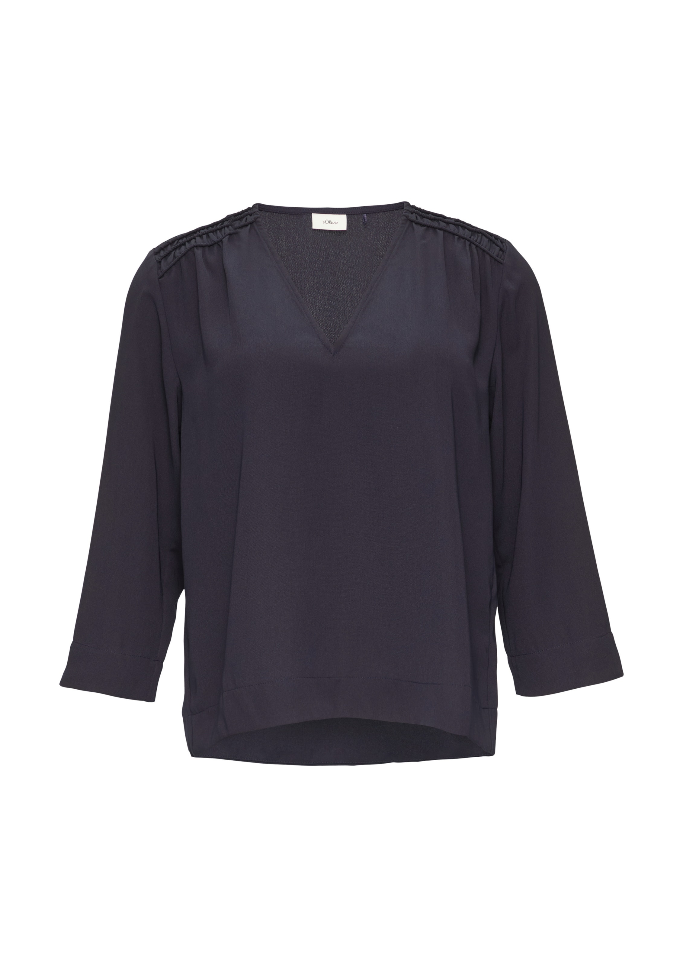 s.Oliver BLACK LABELBluza - plava boja: prednji dio