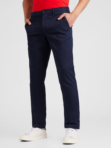TOMMY HILFIGER - regular Pantalón chino 'DENTON ESSENTIAL' en azul: frente