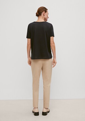 COMMA T-Shirt in Schwarz: Rückseite
