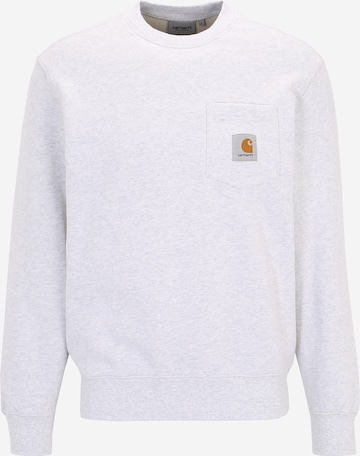 Sweat-shirt Carhartt WIP en gris : devant