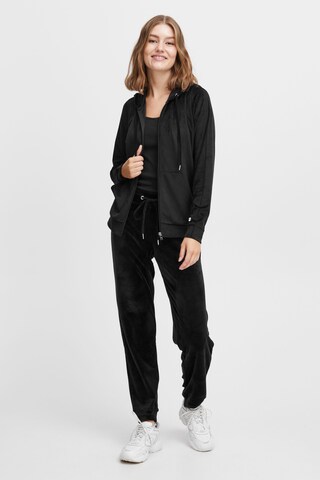 Oxmo Zip-Up Hoodie 'Oxmitanna' in Black