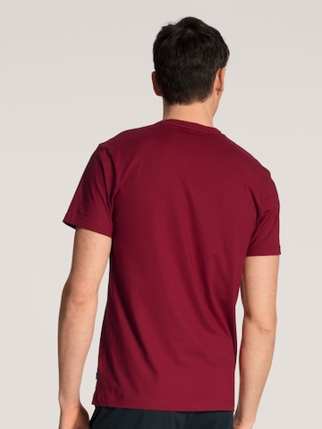 CALIDA Shirt 'Remix Basic Sleep'‌‌‌‌‌‌‌‌‌‌ in Rot