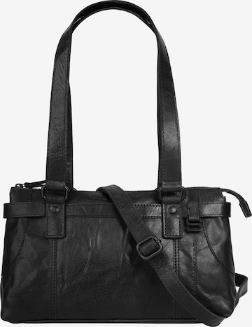 Spikes & Sparrow Handbag in Black: front