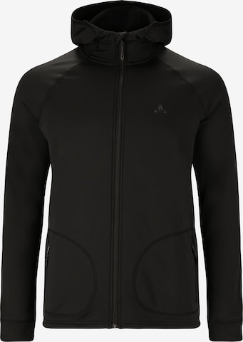 Whistler Athletic Fleece Jacket 'Tracker' in Black: front