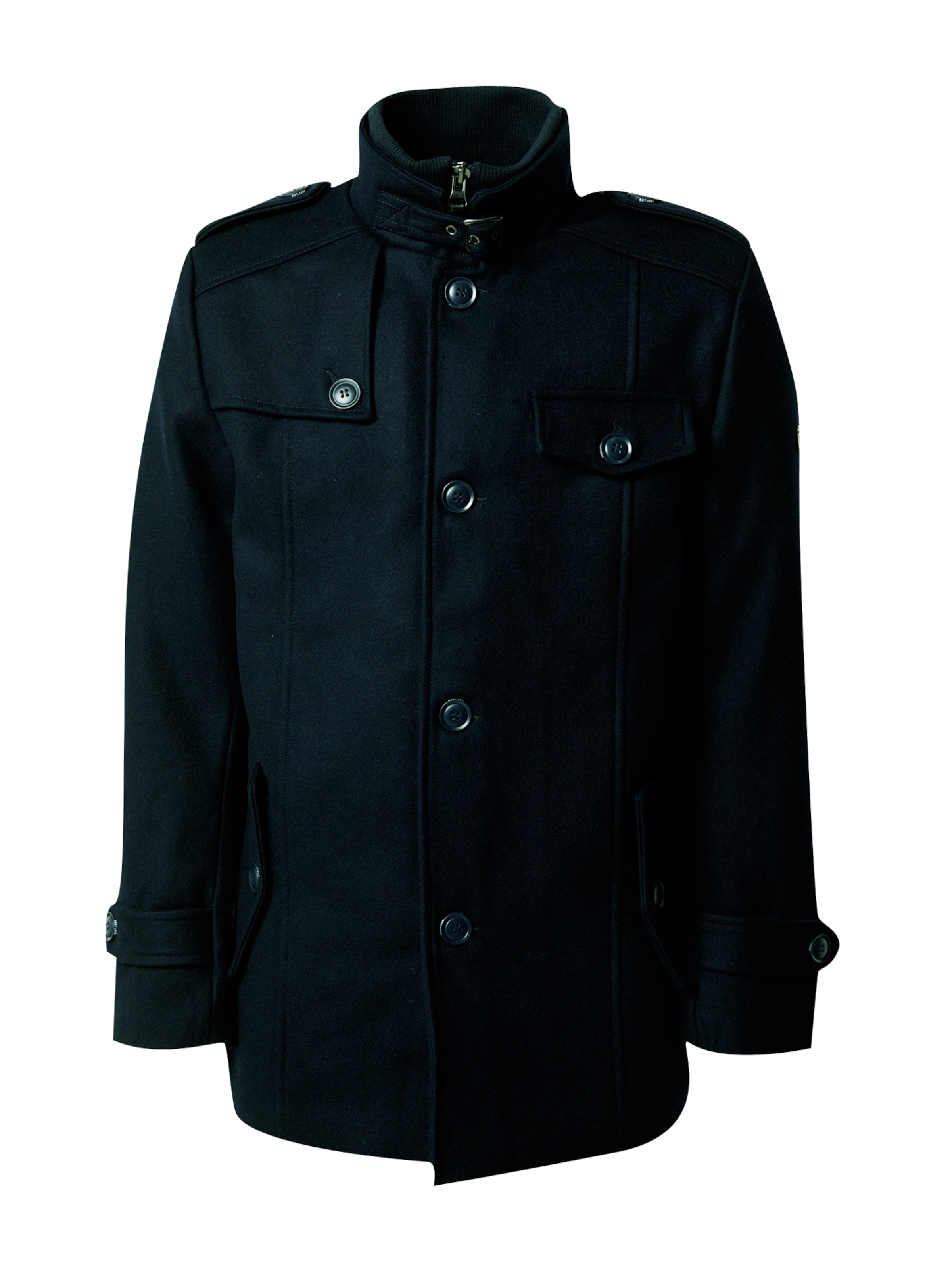 INDICODE JEANS Преходно яке 'Brendan' в синьо: отпред