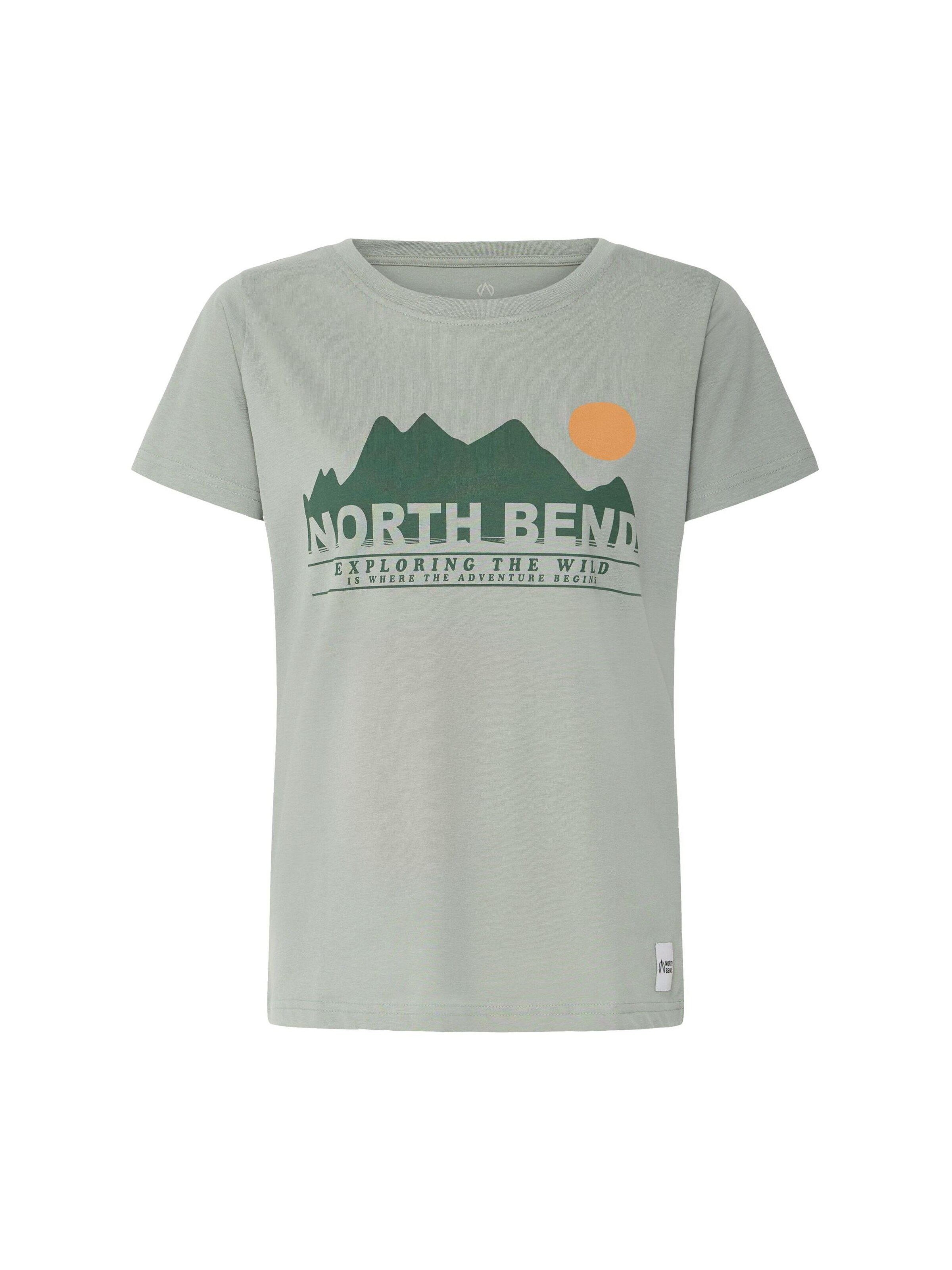 T-shirt ' NBCash ' North Bend en gris : devant