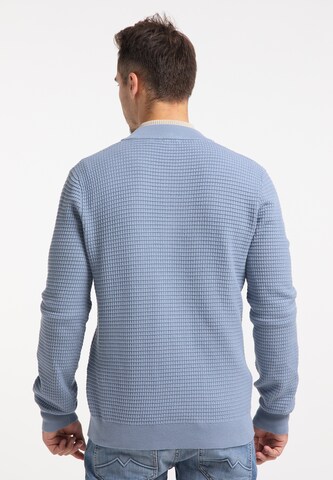 RAIDO Gebreid vest in Blauw