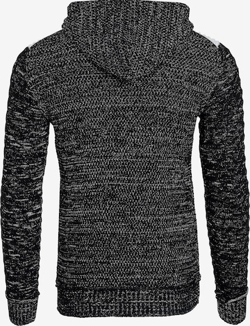 Rusty Neal Knit Cardigan in Black