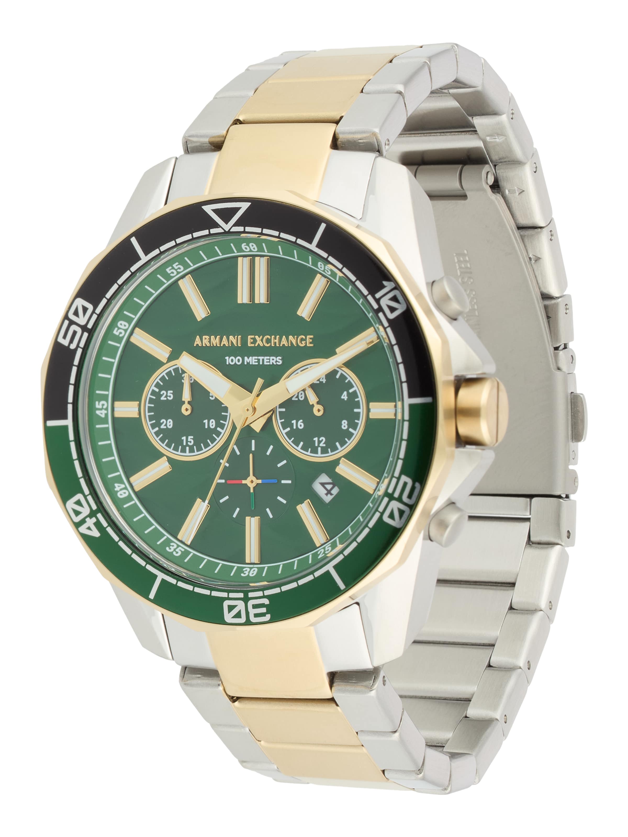 ARMANI EXCHANGE Analog klocka i guld: framsida