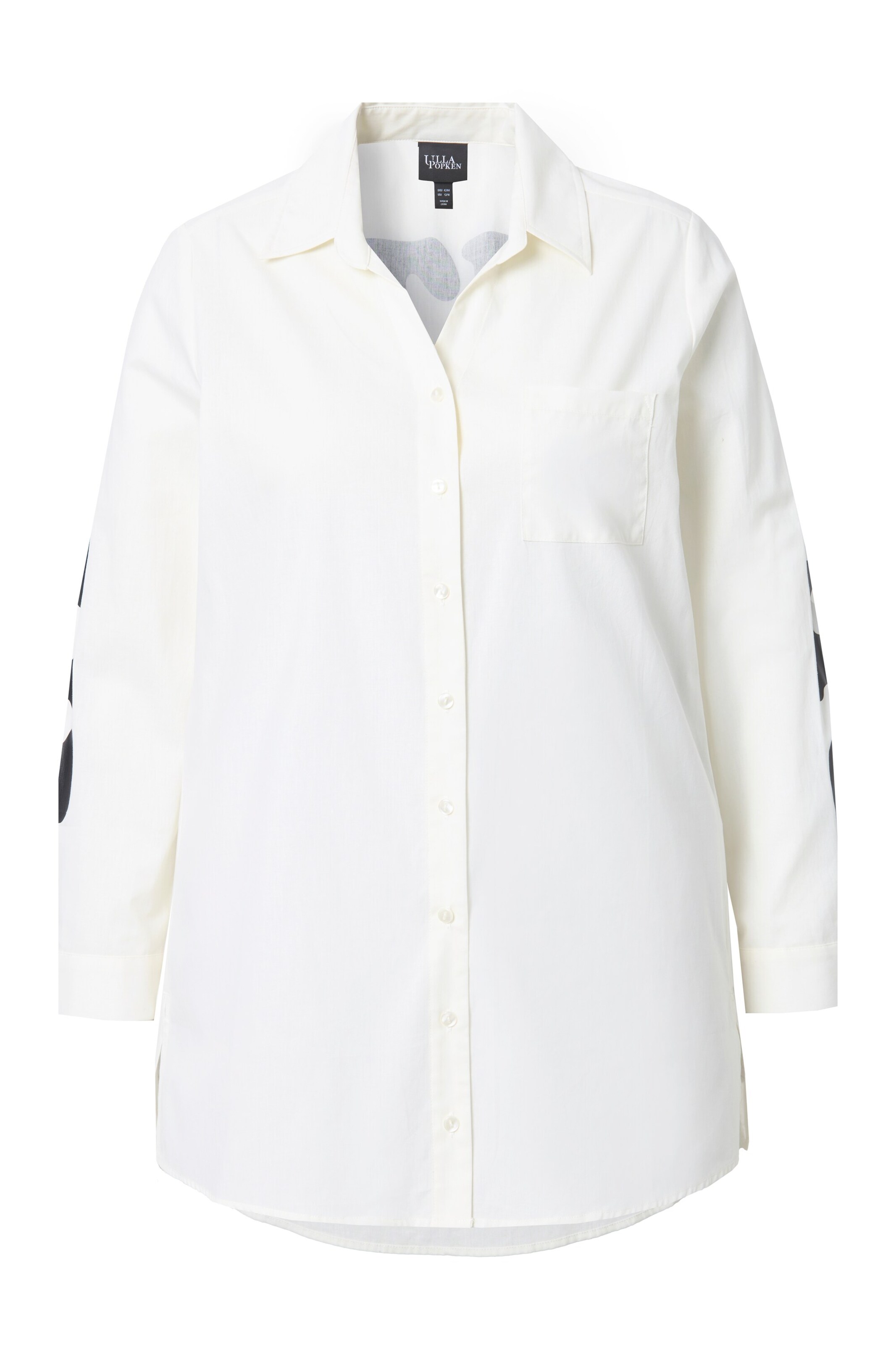 Ulla Popken Bluse in Weiß: Vorderseite