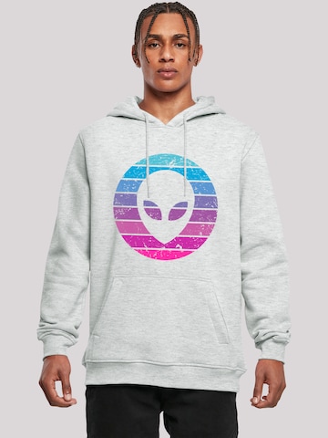 Sweat-shirt 'Alien Kopf' F4NT4STIC en gris : devant