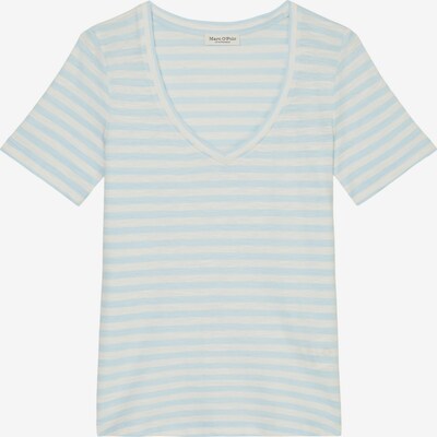 Marc O'Polo T-shirt en bleu / blanc, Vue avec produit