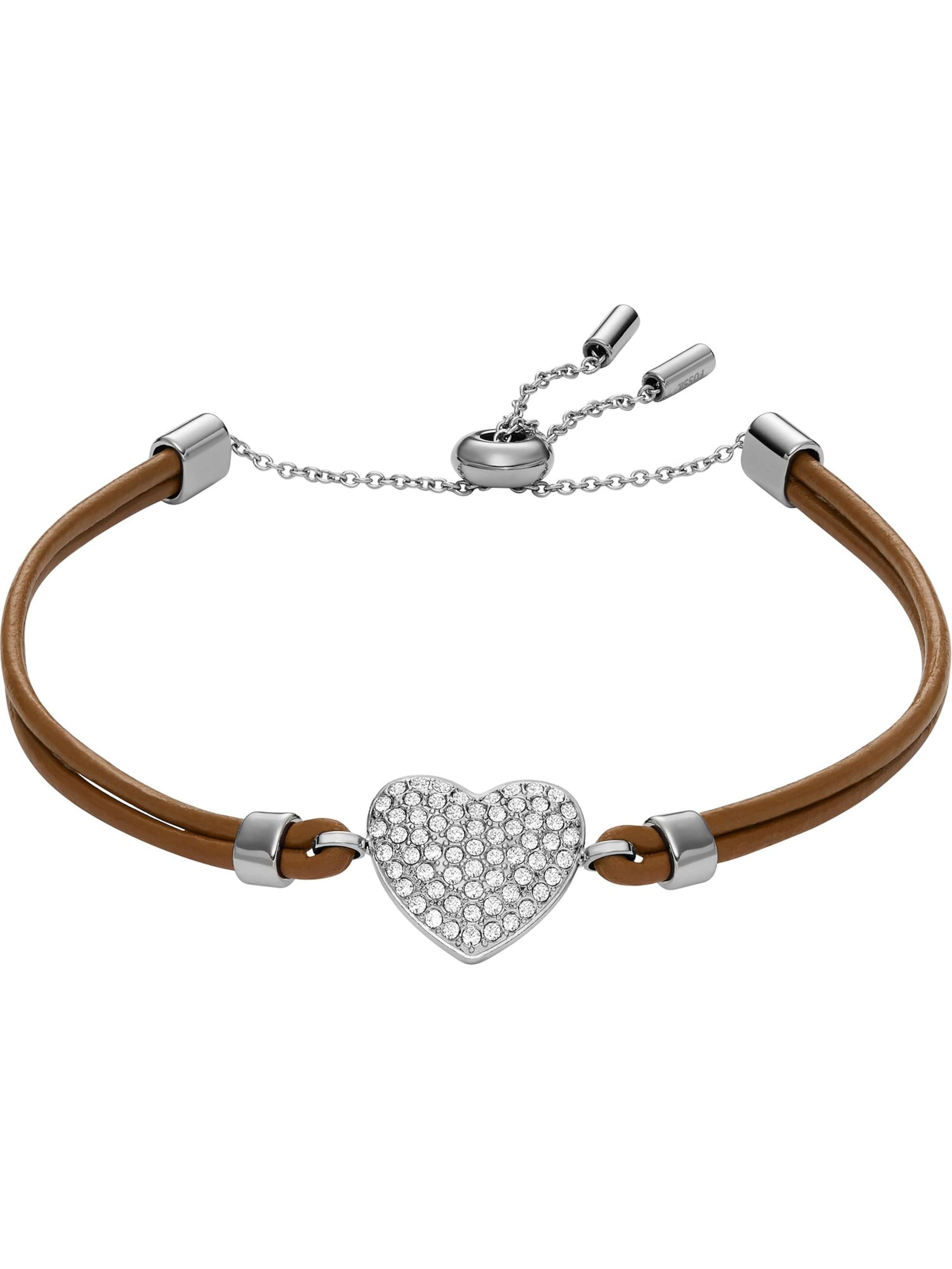 FOSSIL Armband in Braun: Vorderseite