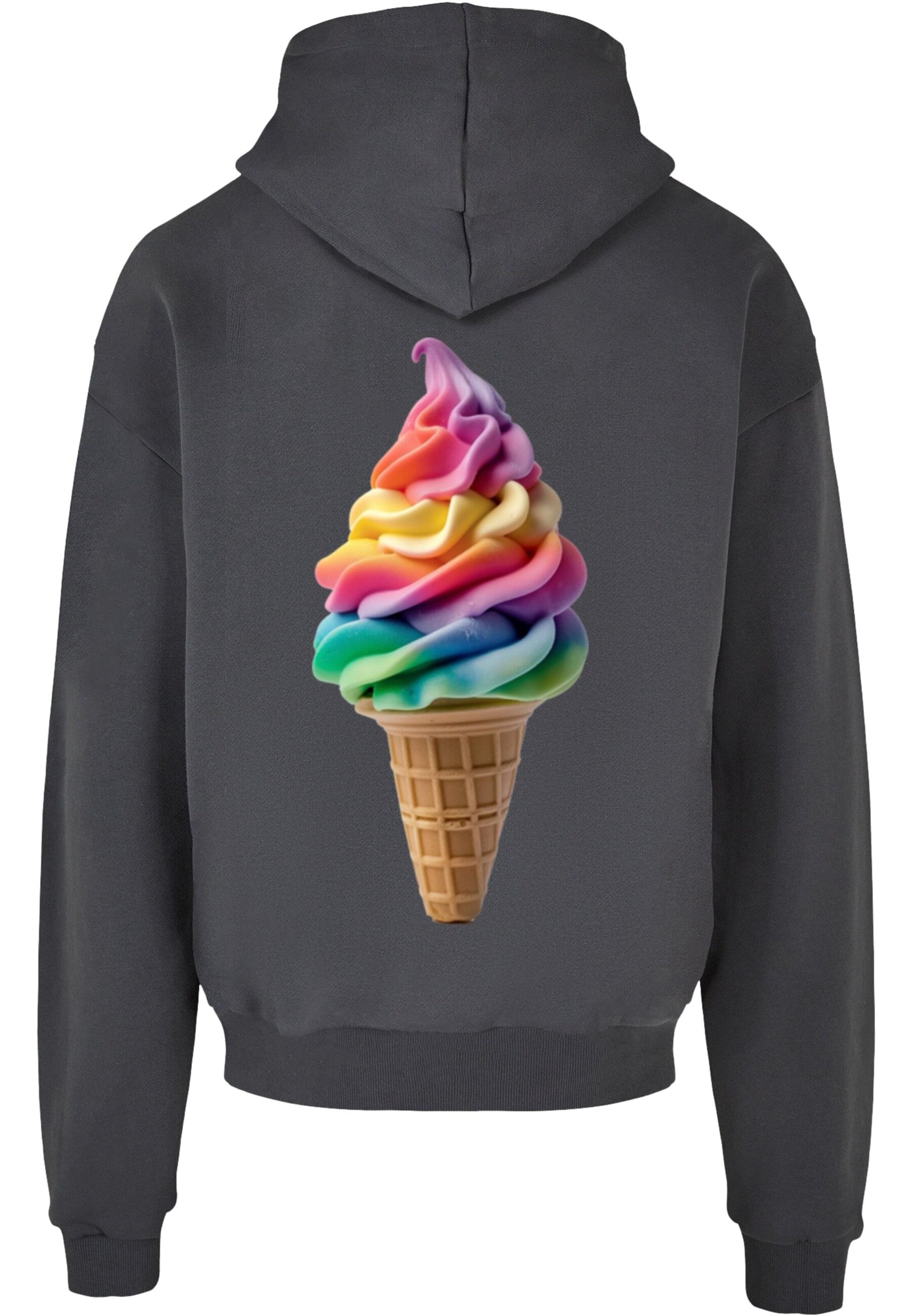 Merchcode Sweatshirt 'Pride Scoops' in Grau