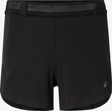 ASICS Regularen Športne hlače 'METARUN' | črna barva: sprednja stran