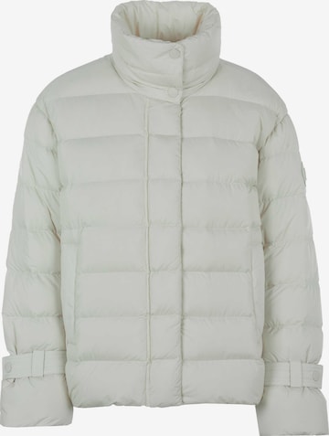 Veste mi-saison Woolrich en blanc : devant