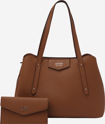 GUESS Tasche 'Brenton' in Braun