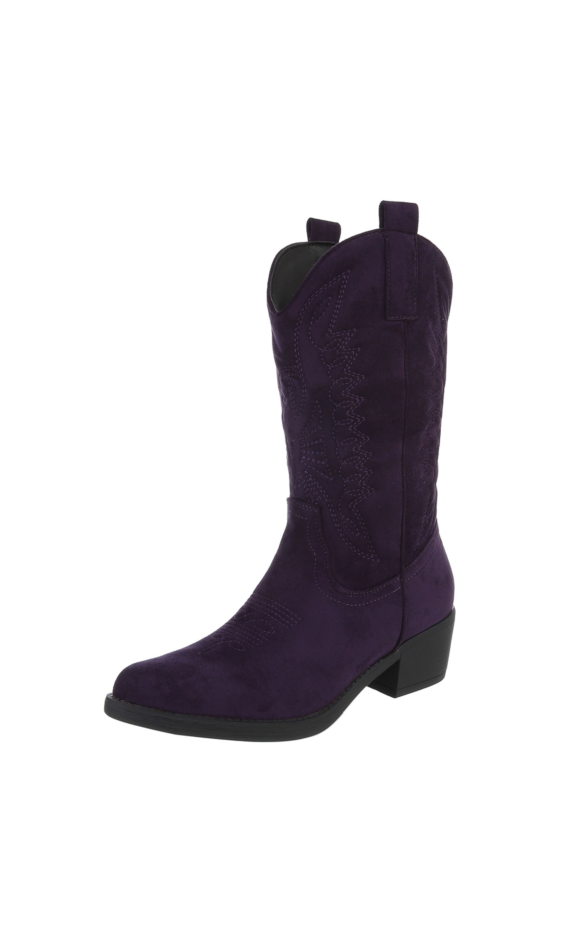 Ital-Design Boots in Lila: Vorderseite