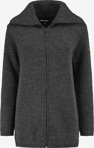 Cardigan ' Nivala ' Travelin en gris : devant