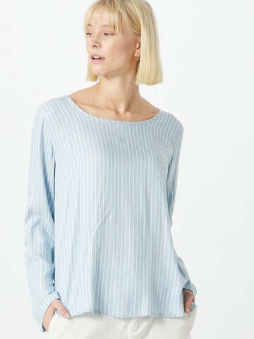 Stitch and Soul Blouse in Blue: front