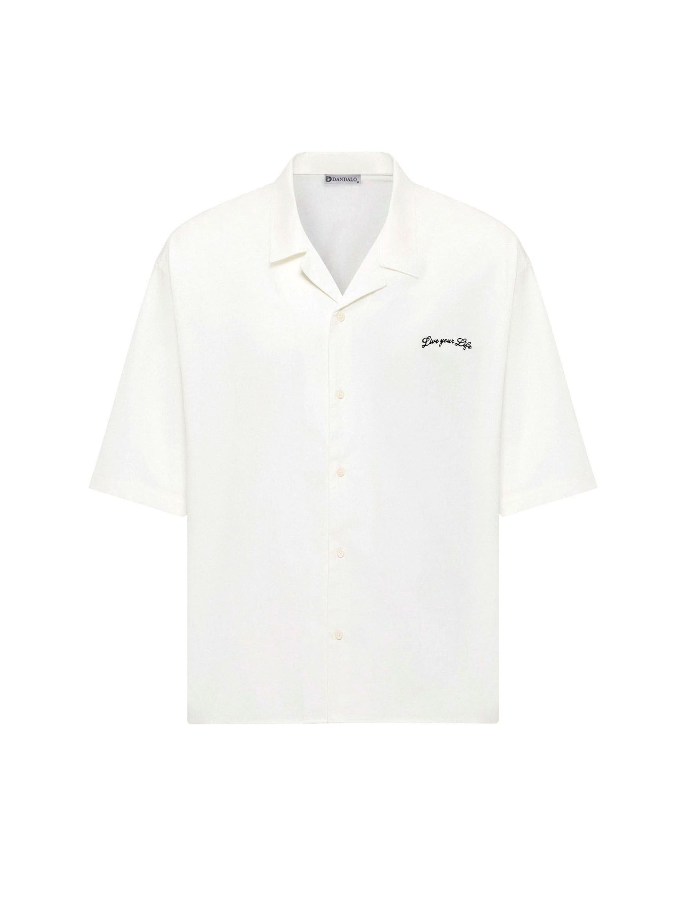 balts Dandalo T-Krekls: no priekšpuses