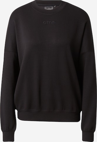 aim'n Athletic Sweatshirt 'Comfy' in Black: front