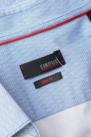 CINQUE Button Up Shirt in M in Blue