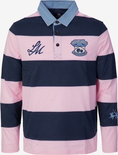 La Martina Camisa 'MCP012' em S em navy / rosa claro, Vista do artigo
