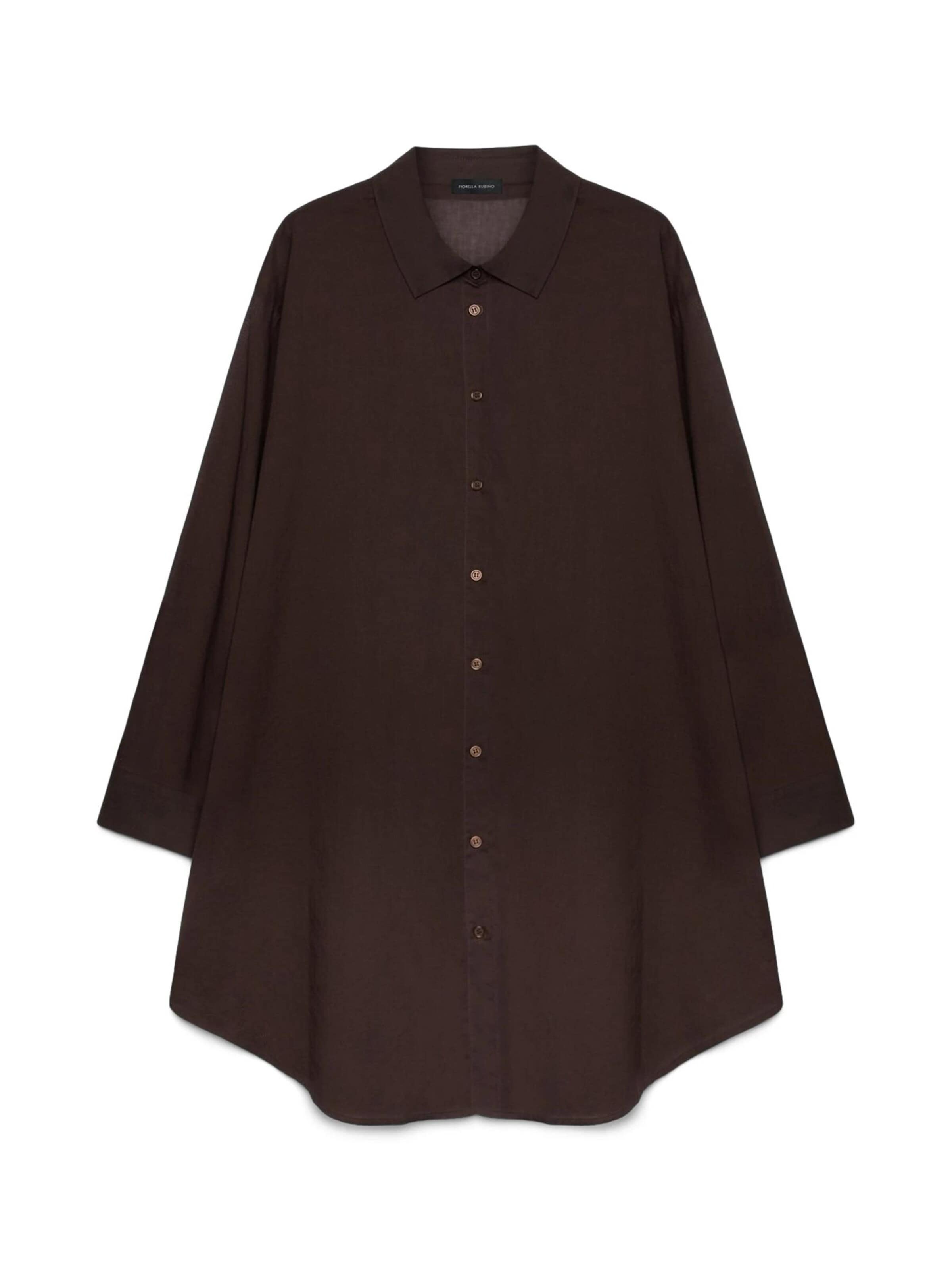 Chemisier Fiorella Rubino en marron : devant