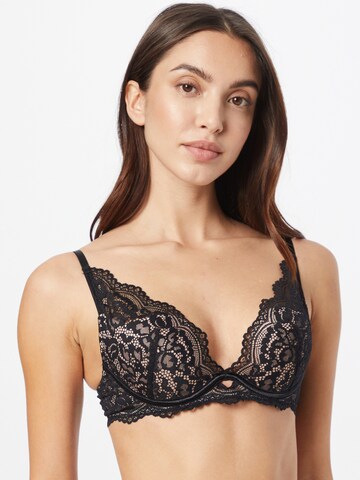 ESOTIQ Triangle Bra 'ALETTA' in Black: front