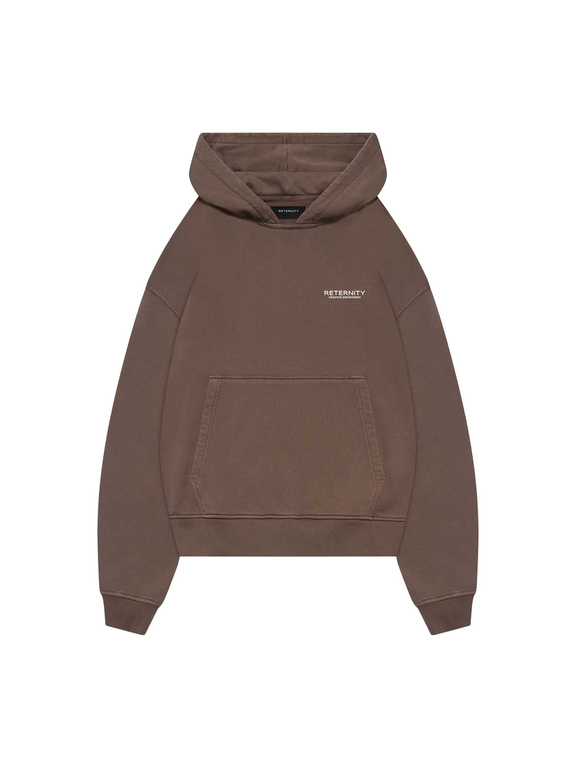 Reternity Sweatshirt 'Creative Dept' in Bruin: voorkant