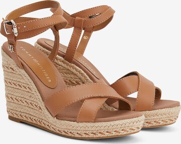 TOMMY HILFIGER Strap Sandals in Brown