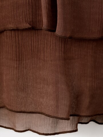 MANGO Bluzka 'Choco' w kolorze brązowy