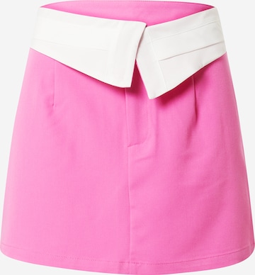 NEON & NYLON - Falda 'LUELLA' en rosa: frente