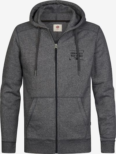 Petrol Industries Sweatjacke in S in dunkelgrau, Produktansicht