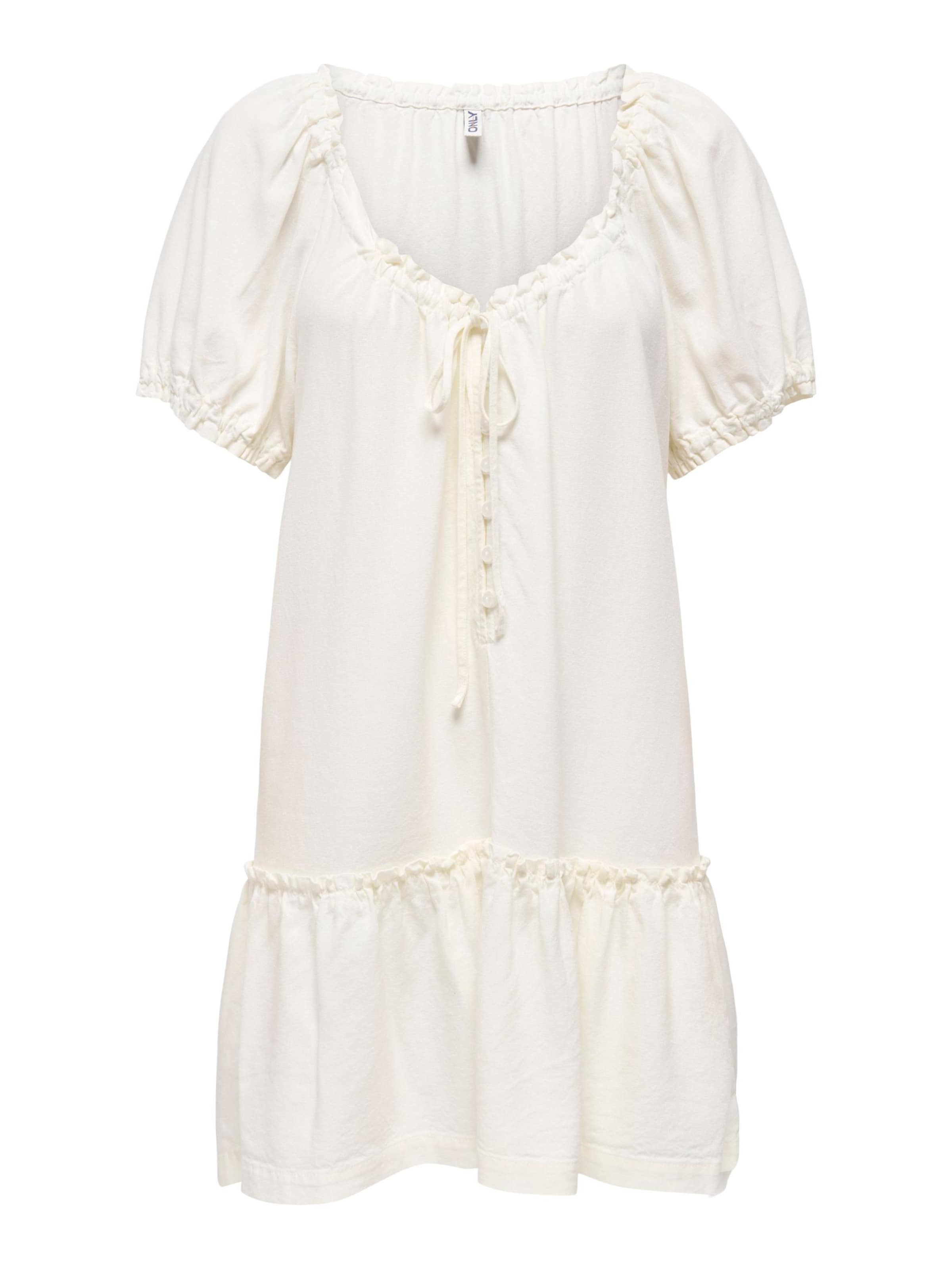 ONLY Jurk 'ONLGoa' in Wit: voorkant