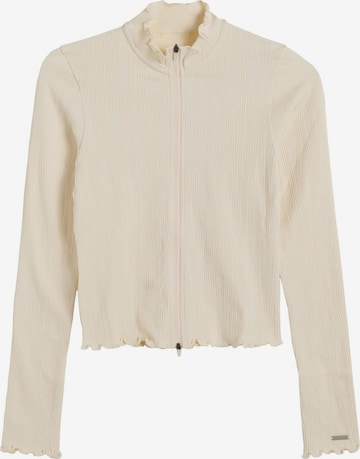 Aim'n Zip-Up Hoodie in White: front