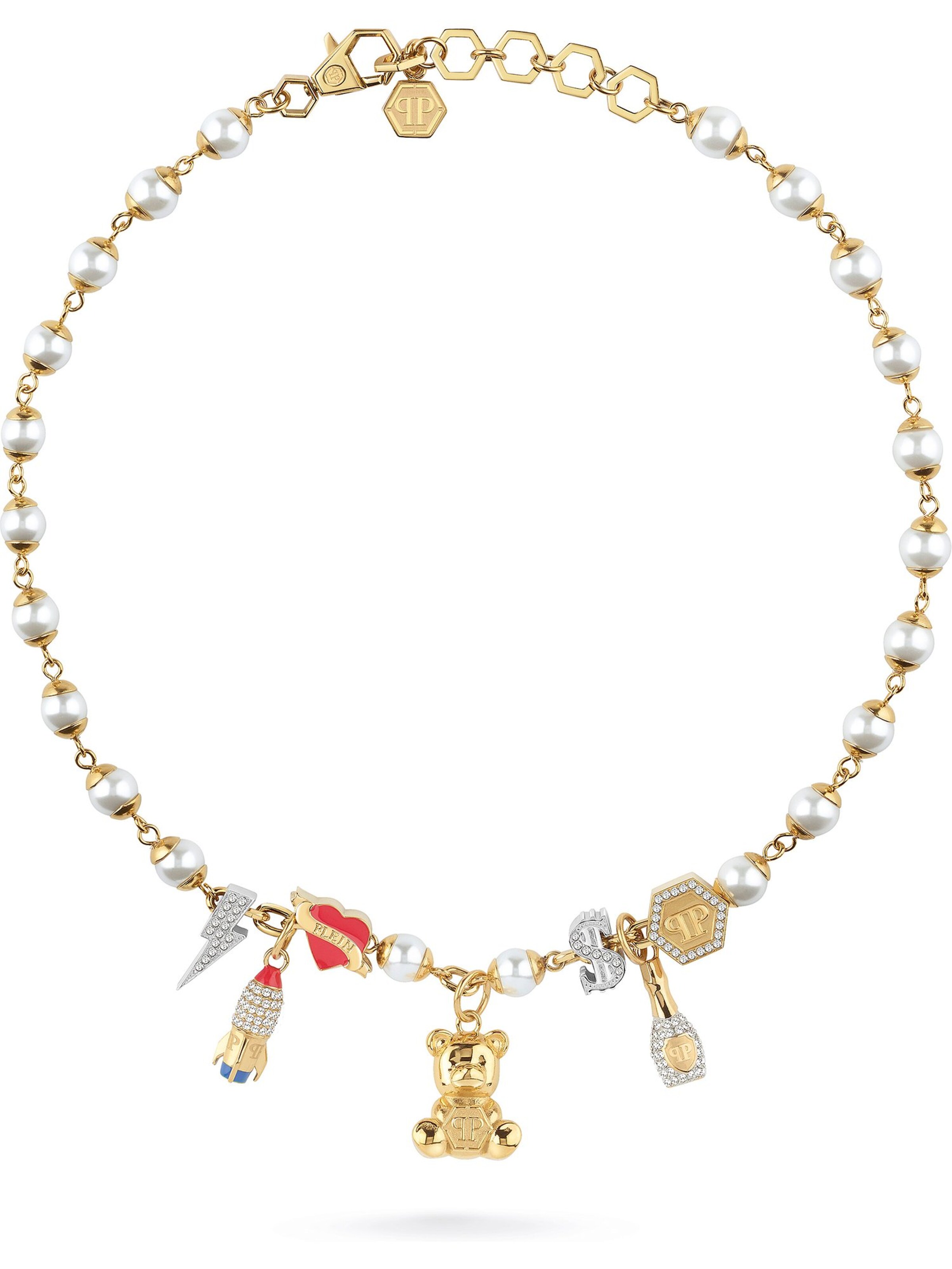 Philipp Plein Kette in Gelb: Vorderseite