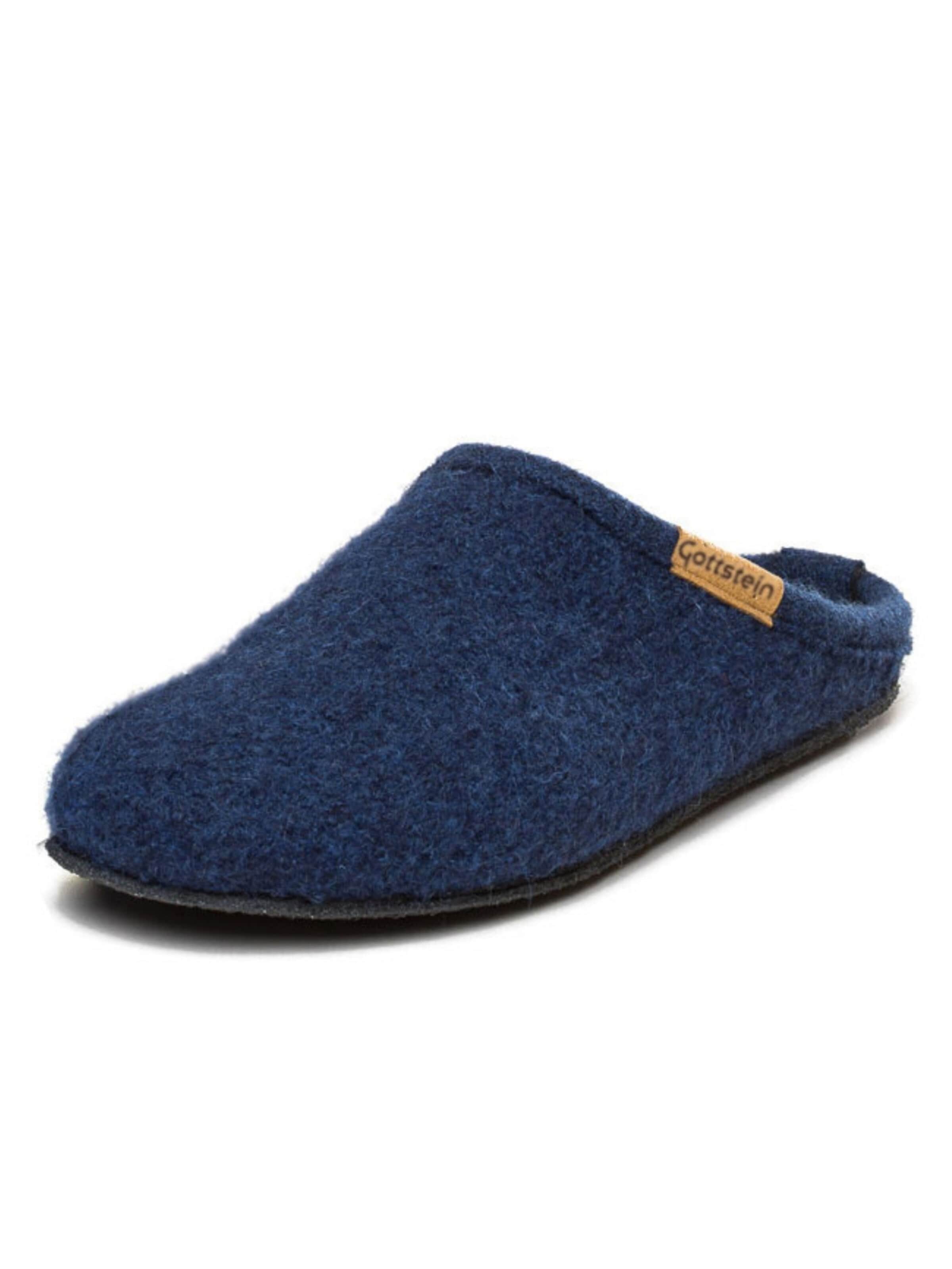 Gottstein Slippers 'Walkpantoffel Alpine Light' in Blue: front