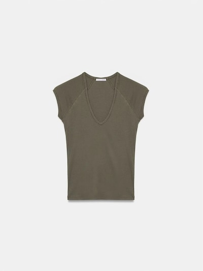 Dilvin Top in M in Olive, Item view