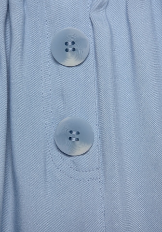 LASCANA - Loosefit Pantalón plisado en azul
