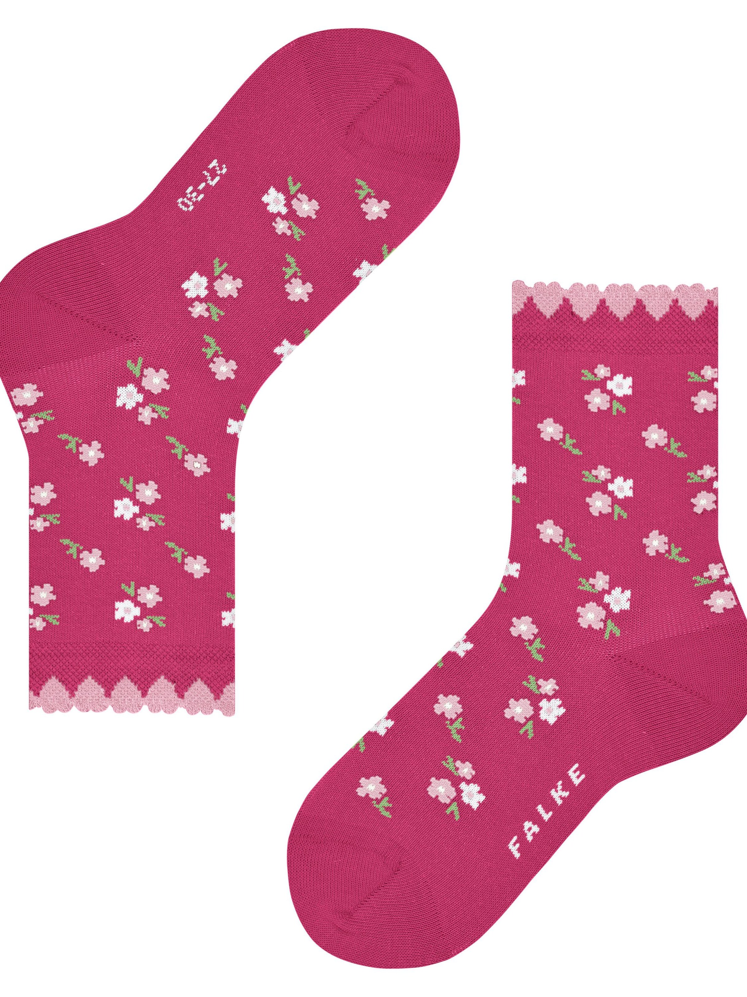 FALKE Socks 'Ditsy Flowers' in Pink