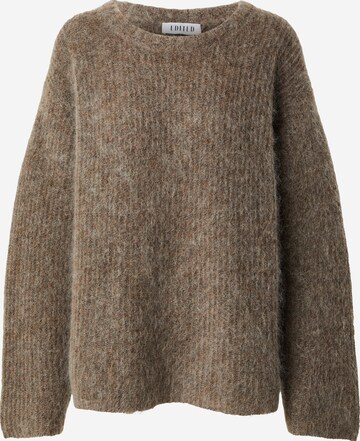 EDITED Sweater 'Harriet' in Beige: front