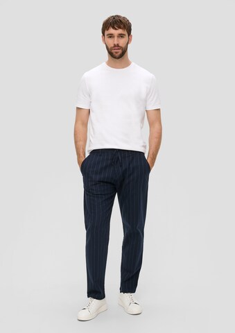 s.Oliver Tapered Pants in Blue: front
