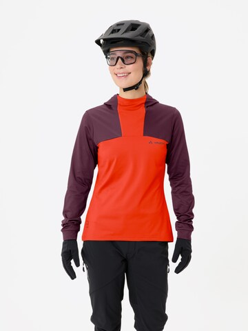 VAUDE Pullover ' Qimsa Hoody' in Rot