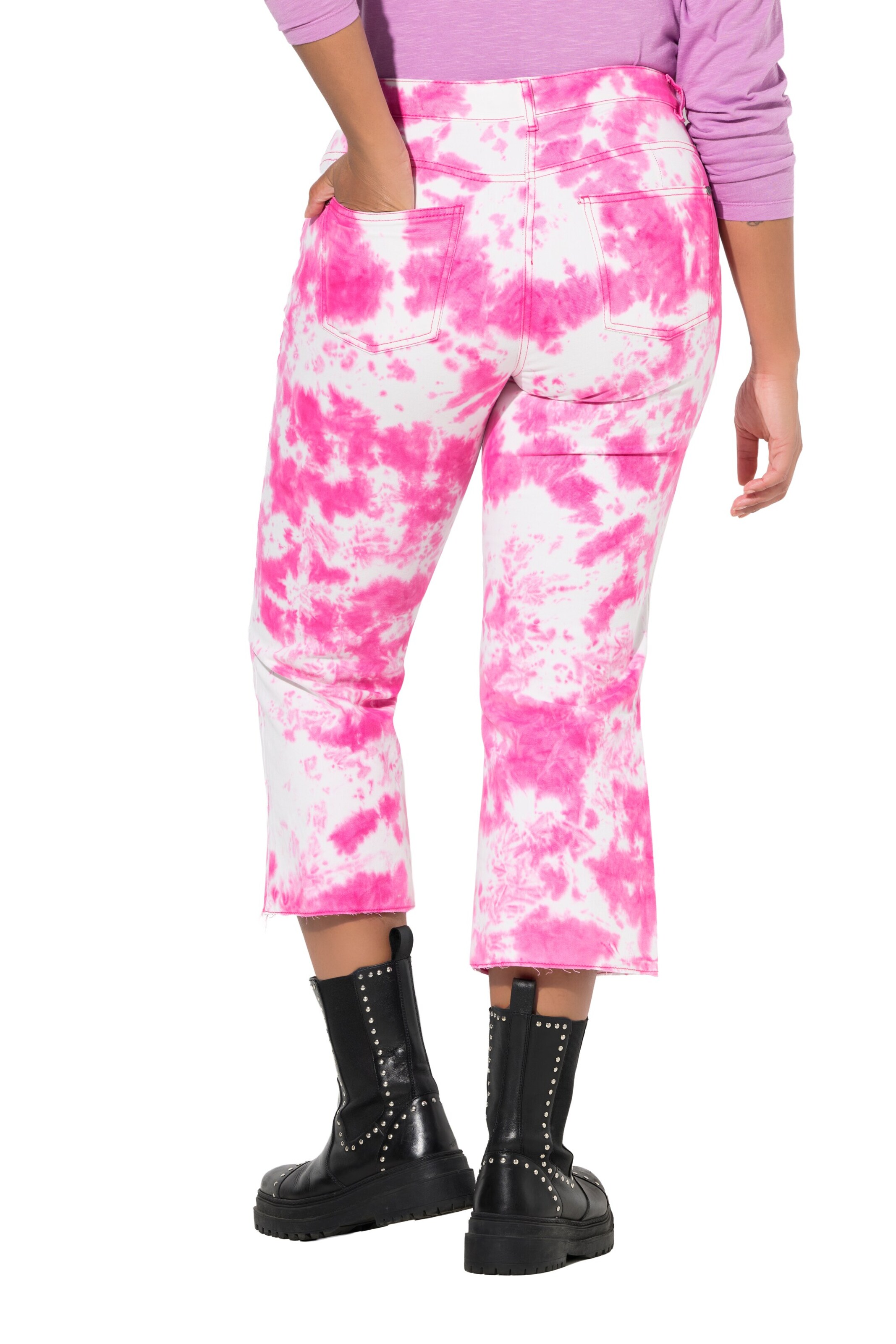 Angel of Style Flared Jeans in Pink