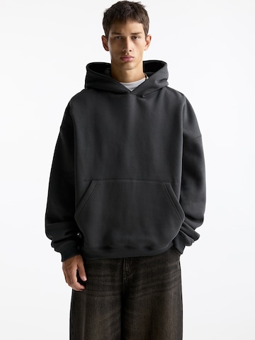 Pull&Bear Mikina – šedá: přední strana