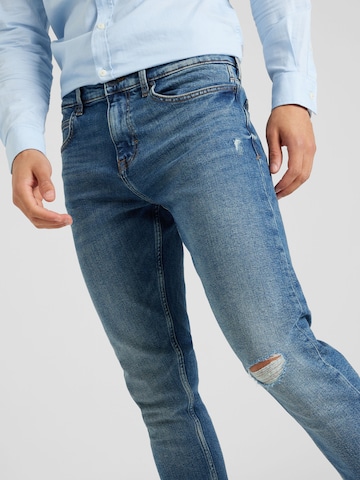 QS Slimfit Jeans 'Shawn' i blå